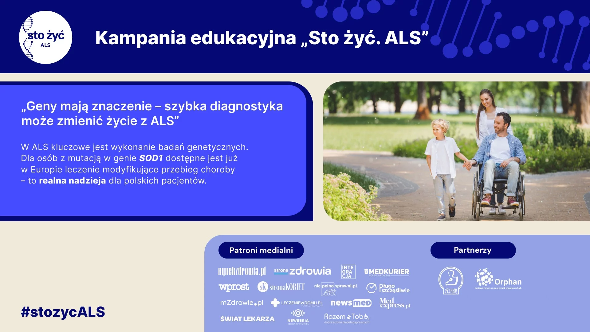 Kampania edukacyjna „Sto żyć. ALS”