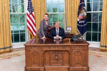 Georgette Mosbacher‏ i Donald Trump
