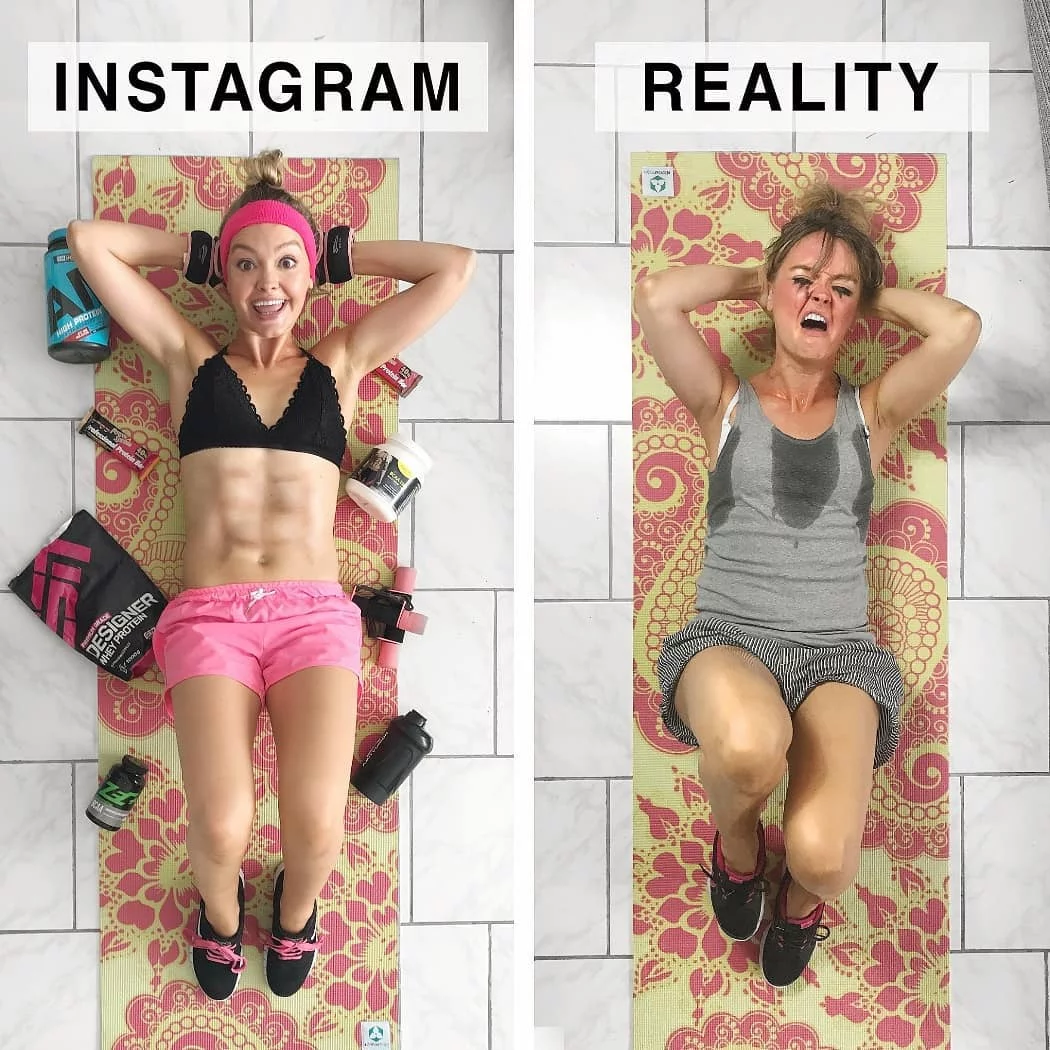 Instagram vs. rzeczywistość