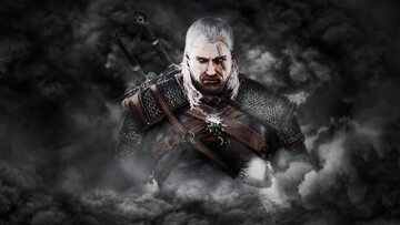 Geralt w wersji fanowskiej (to nie jest oficjalna grafika Netfliksa)