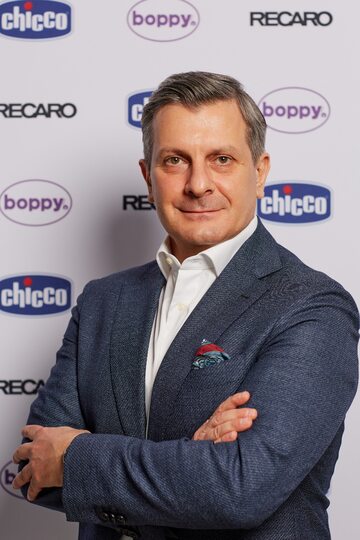 Gianluca Migliorisi, prezes Artsana Poland, dystrybutora popularnych marek Chicco i Recaro