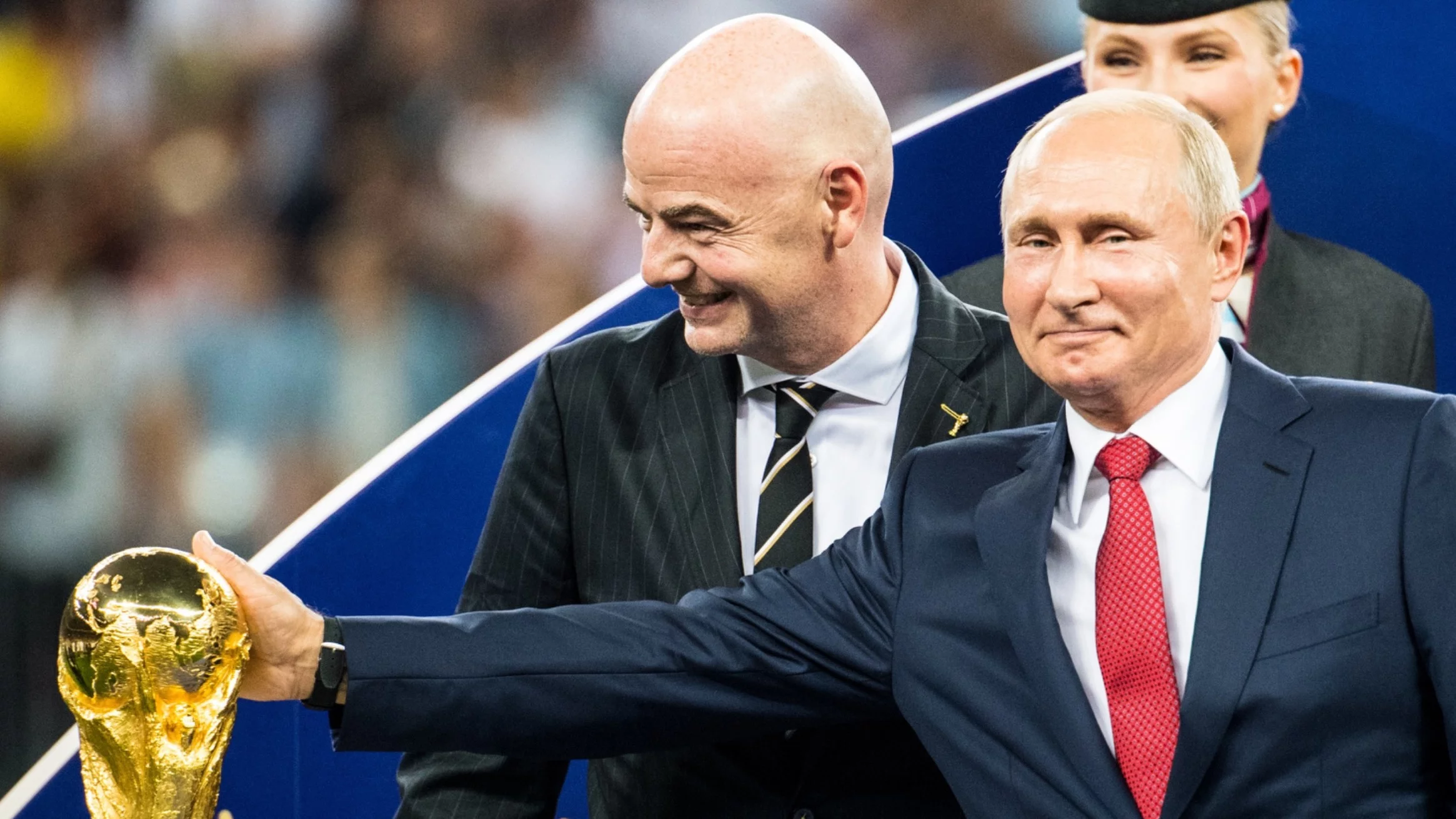 Gianni Infantino i Władimir Putin