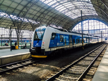 Główny dworzec kolejowy (Praga) / zdjęcie ilustracyjne