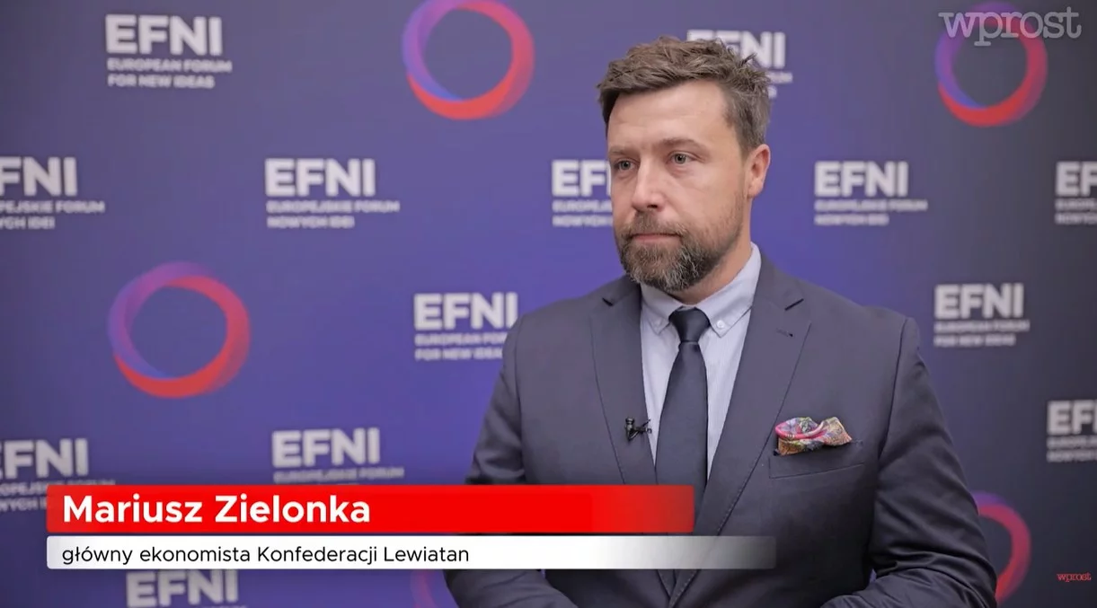 Mariusz Zielonka, główny ekonomista Konfederacji Lewiatan