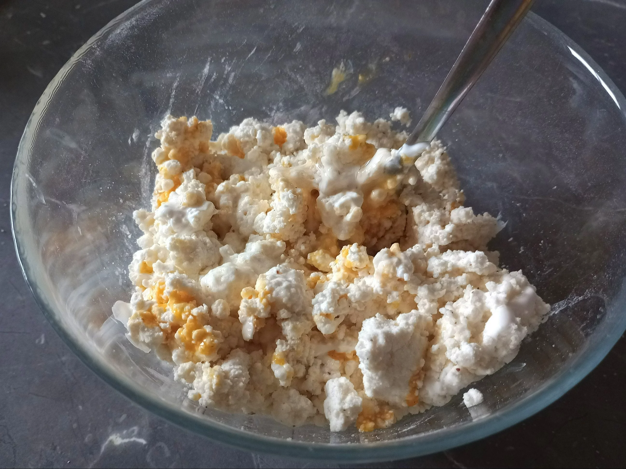 Składniki na placki z twarogu