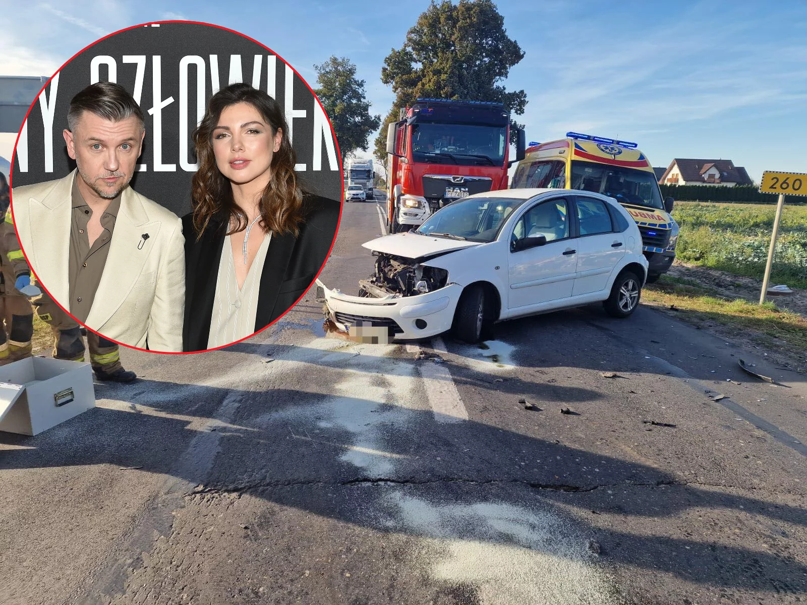 Wypadek polskich aktorów