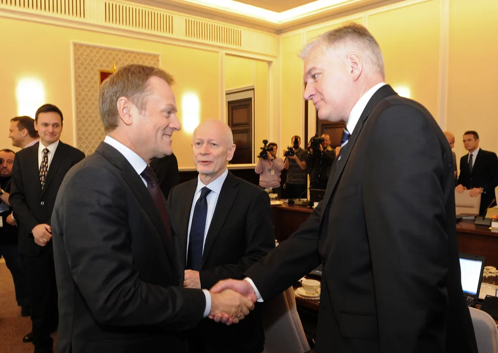 Donald Tusk i Jarosław Gowin