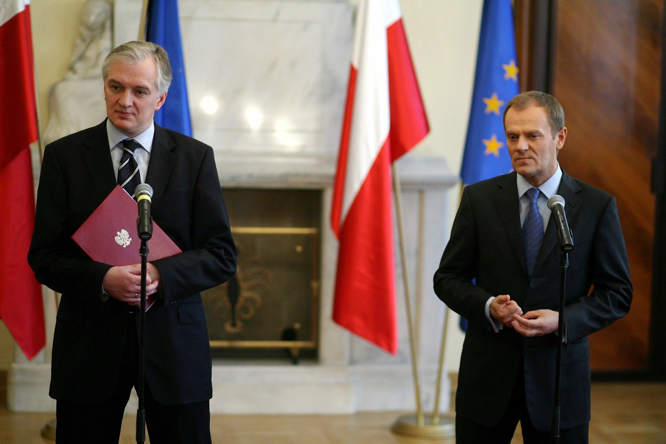 Jarosław Gowin i Donald Tusk w 2008 roku