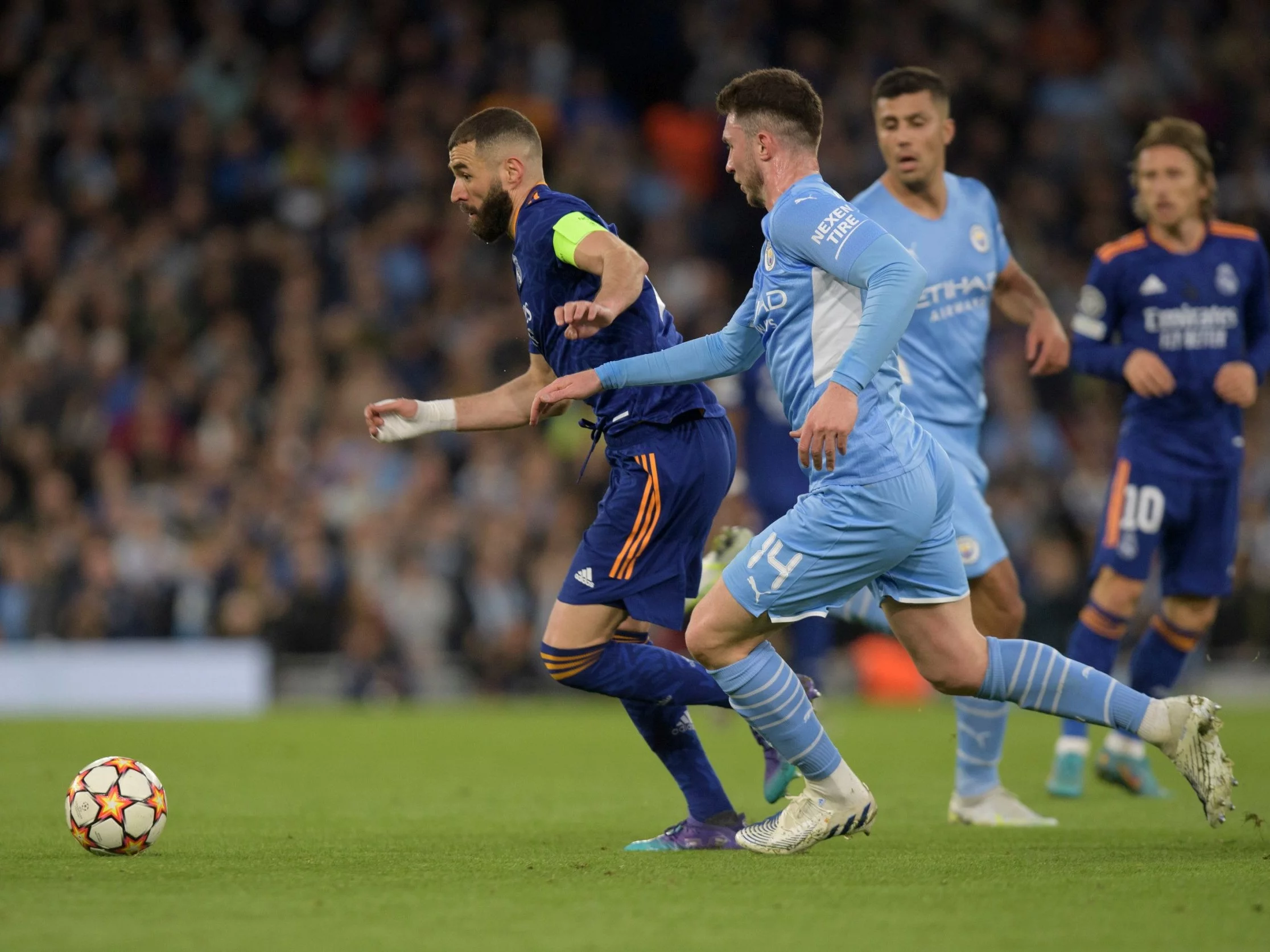 Karim Benzema i Aymeric Laporte