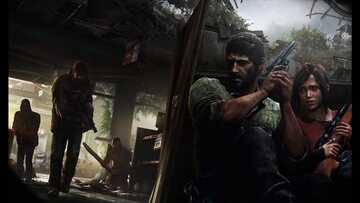 Grafika koncepcyjna The Last of Us przedstawiająca Joela i Ellie