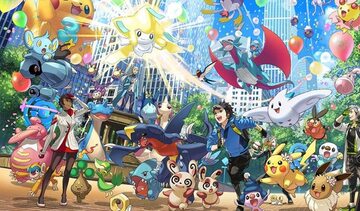 Grafika reklamująca Pokemon GO