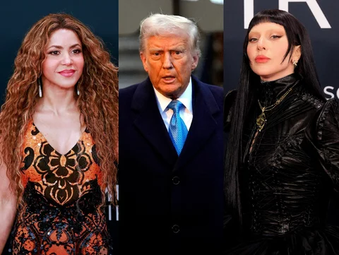 Shakira, Donald Trump i Lady Gaga