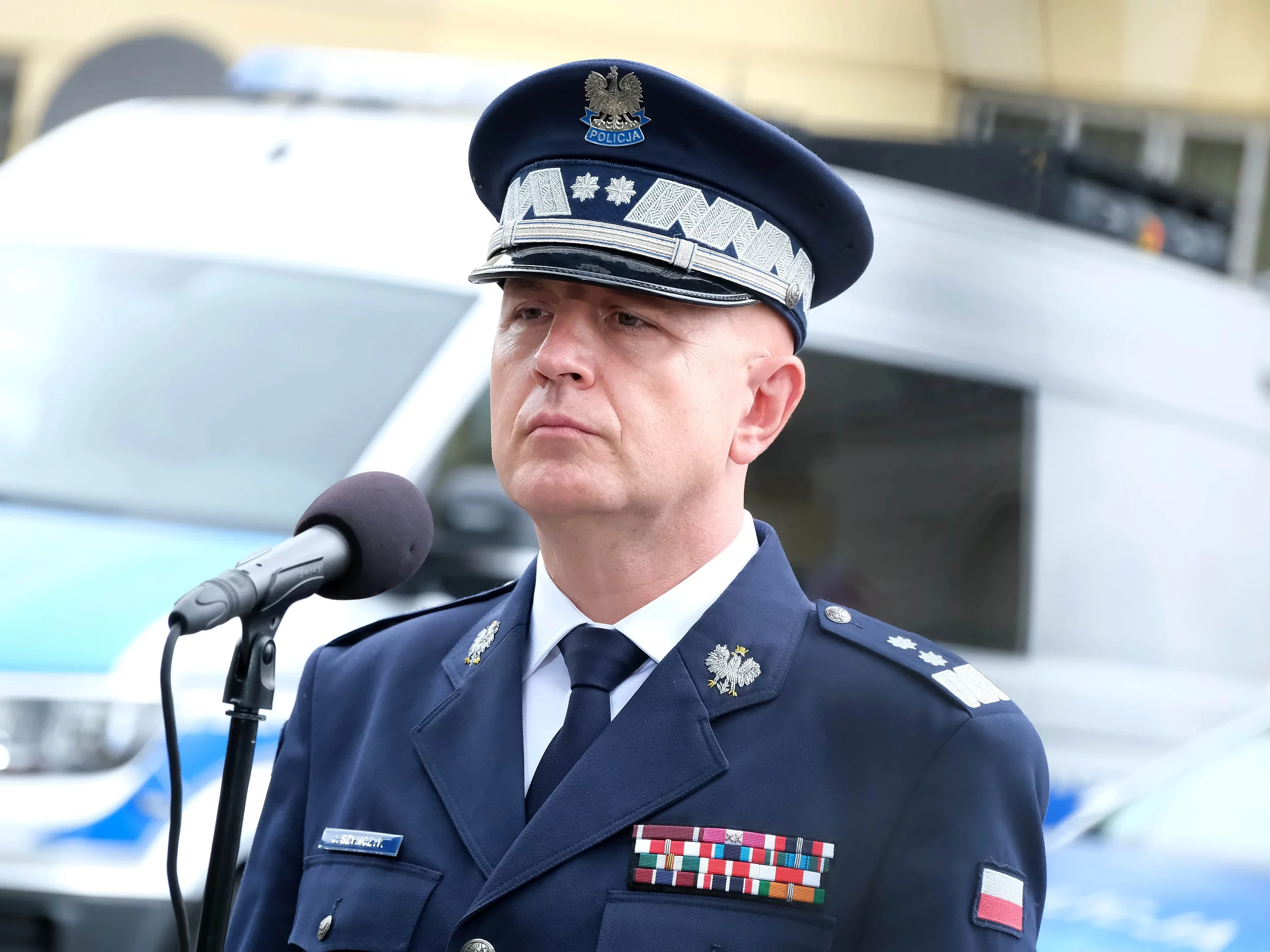 Komendant główny policji Jarosław Szymczyk