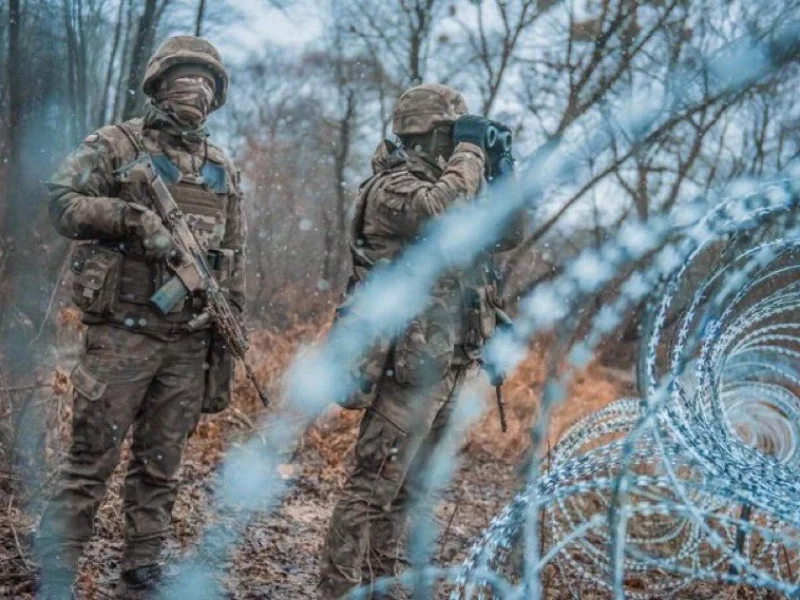 Służby na granicy polsko-białoruskiej