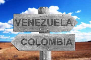 Granica Wenezueli i Kolumbii, zdj. ilustracyjne