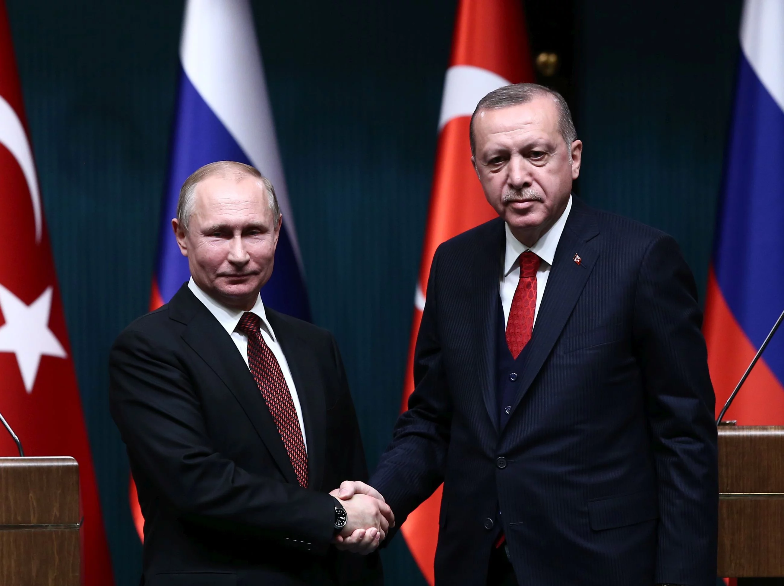 Władimir Putin i Recep Erdogan