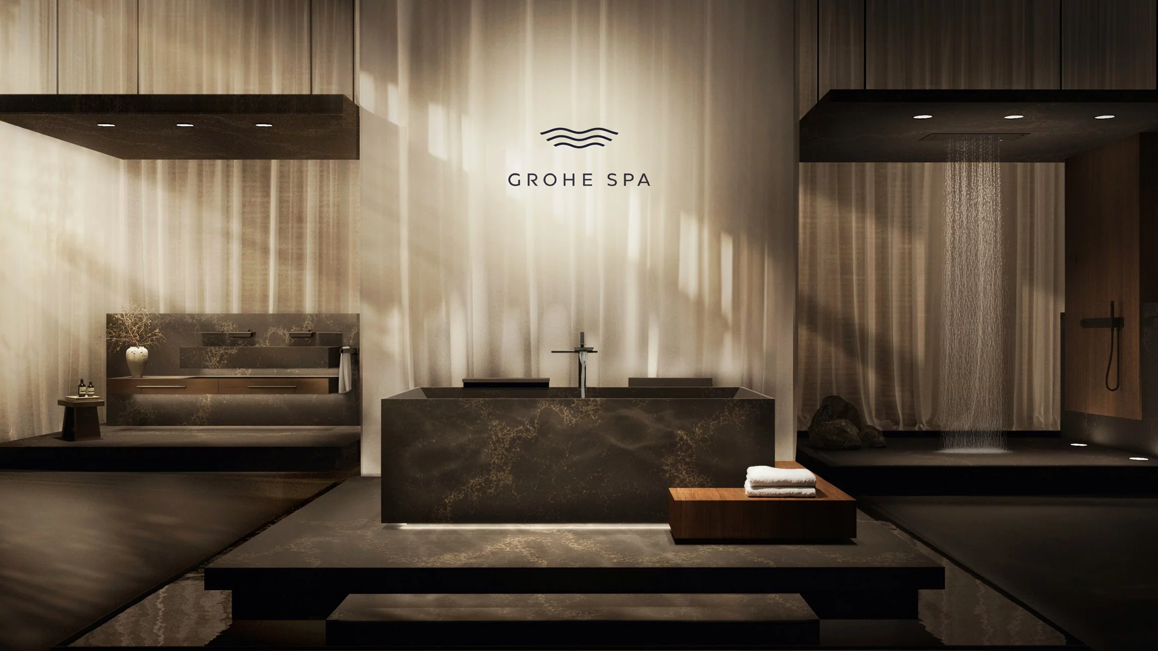 Instalacja GROHE SPA Aqua Sanctuary podczas Milan Design Week 2026 pokazuje, jak woda, światło i architektura tworzą nową definicję luksusowej przestrzeni wellness