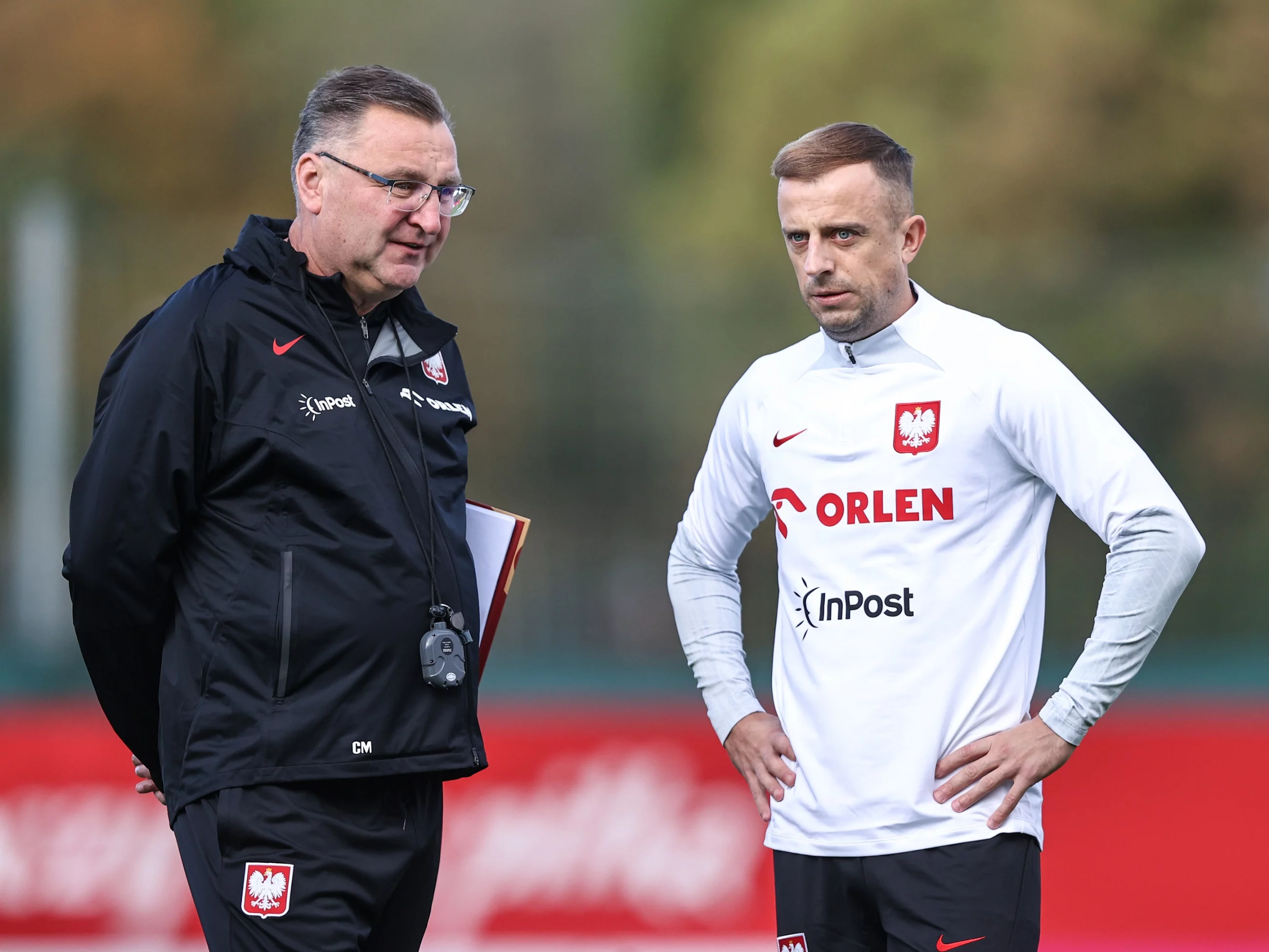 Czesław Michniewicz i Kamil Grosicki