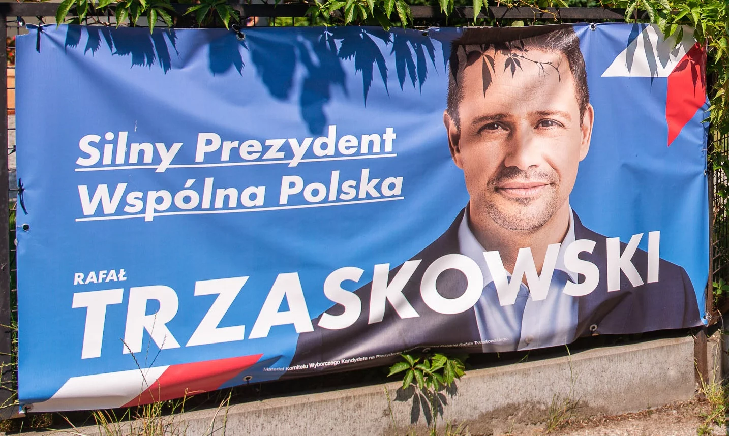 Plakat Rafała Trzaskowskiego, zdj. ilustracyjne