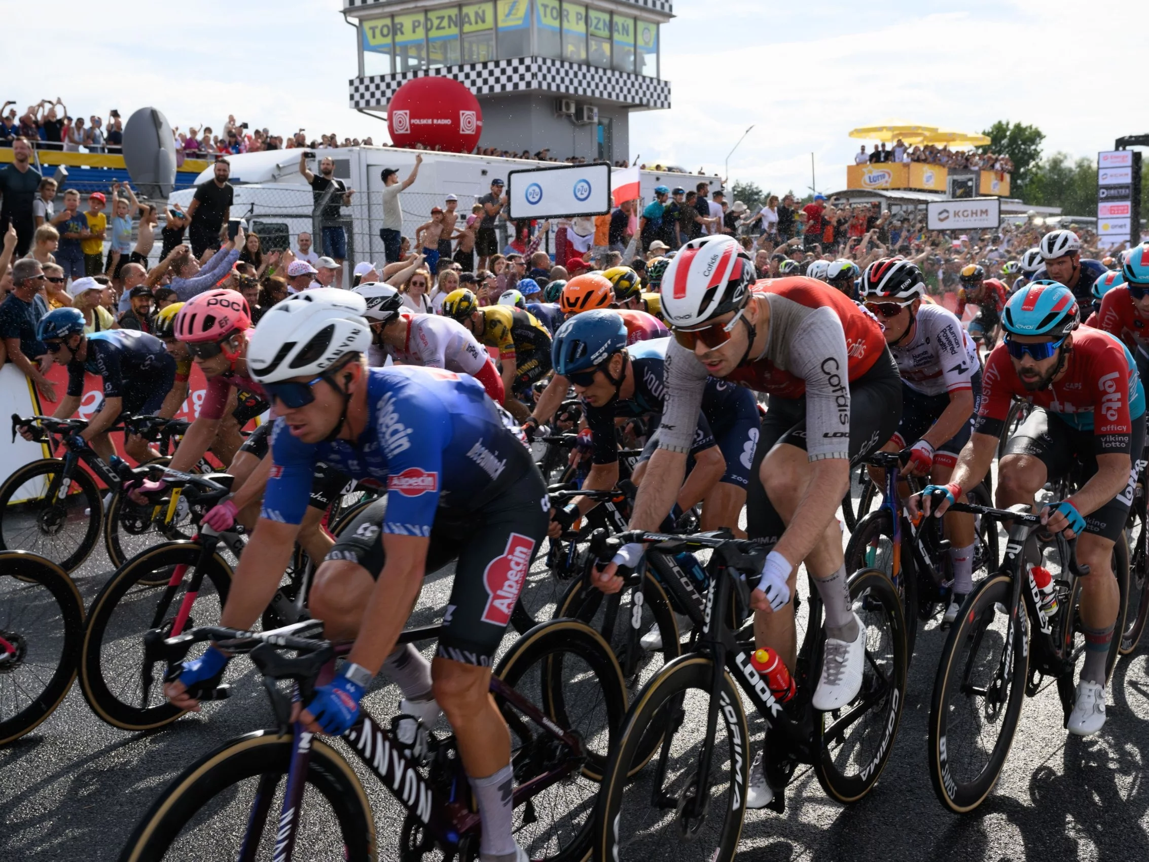 Kolarze podczas tegorocznego Tour de Pologne