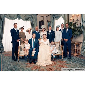 Grupowe zdjęcie brytyjskiej rodziny królewskiej