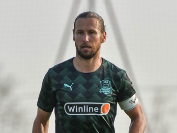Grzegorz Krychowiak w koszulce FK Krasnodar