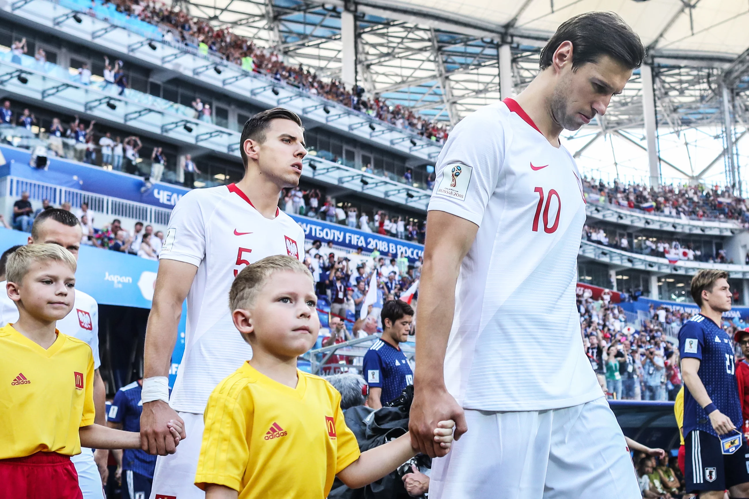 Jan Bednarek i Grzegorz Krychowiak