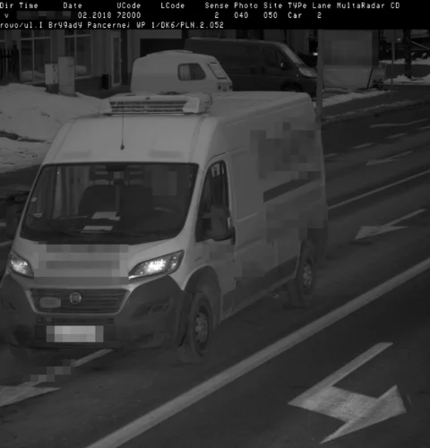 Auto przekroczyło prędkość o 56 km/h