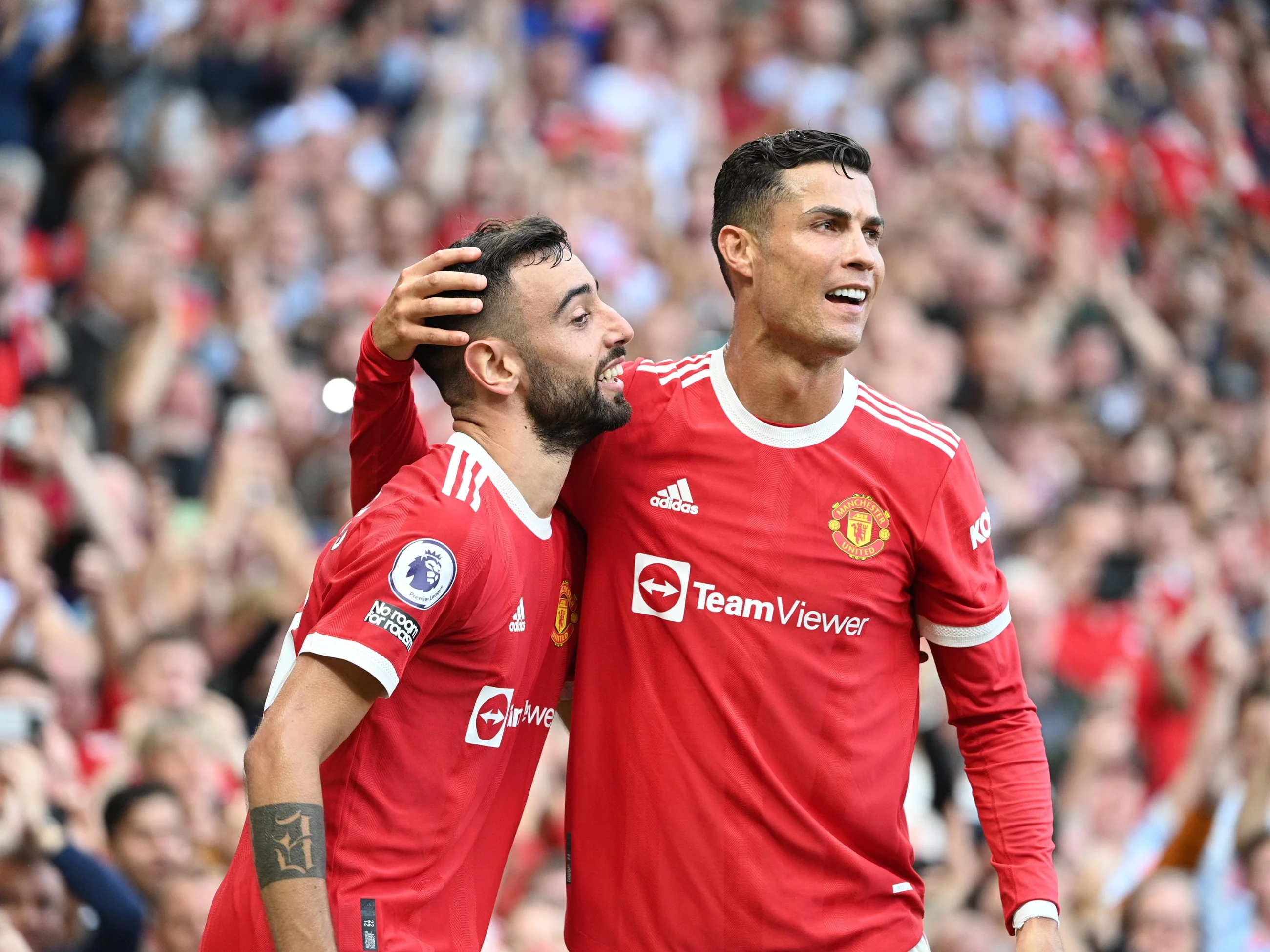 Bruno Fernandes i Cristiano Ronaldo