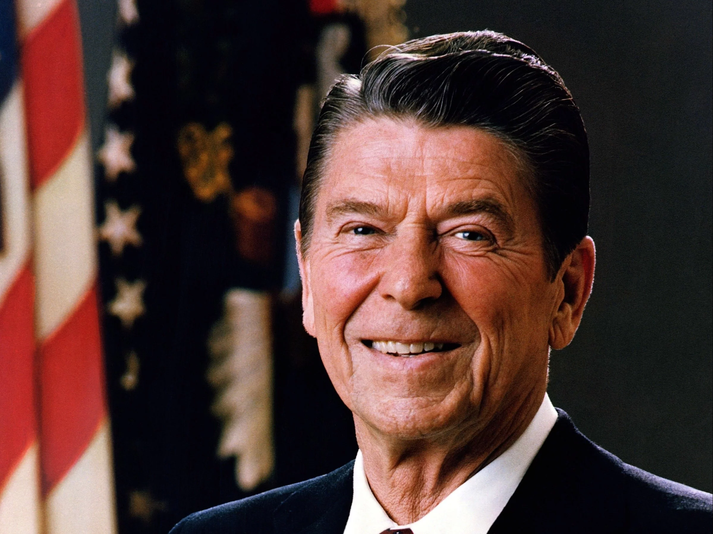 Prezydent USA Ronald Reagan na oficjalnym portrecie