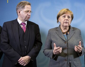 Hans-Goerg Maassen i Angela Merkel