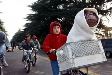 Henry Thomas w filmie "E.T."