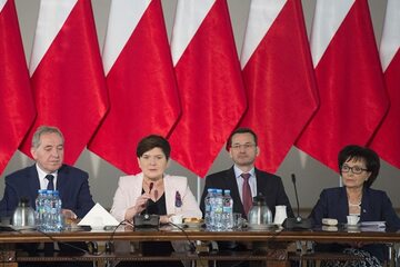 Henryk Kowalczyk, Beata Szydło, Mateusz Morawiecki, Elżbieta Witek