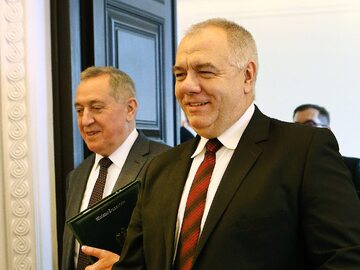 Henryk Kowalczyk i Jacek Sasin