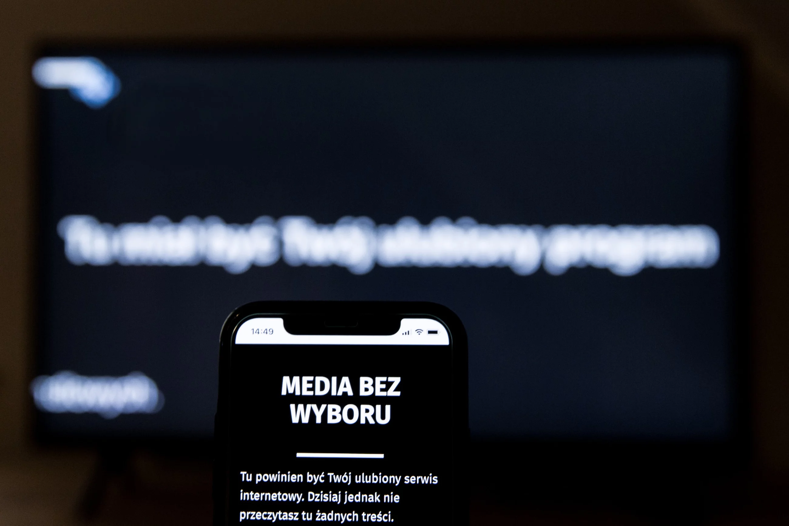 Protest „Media bez wyboru”