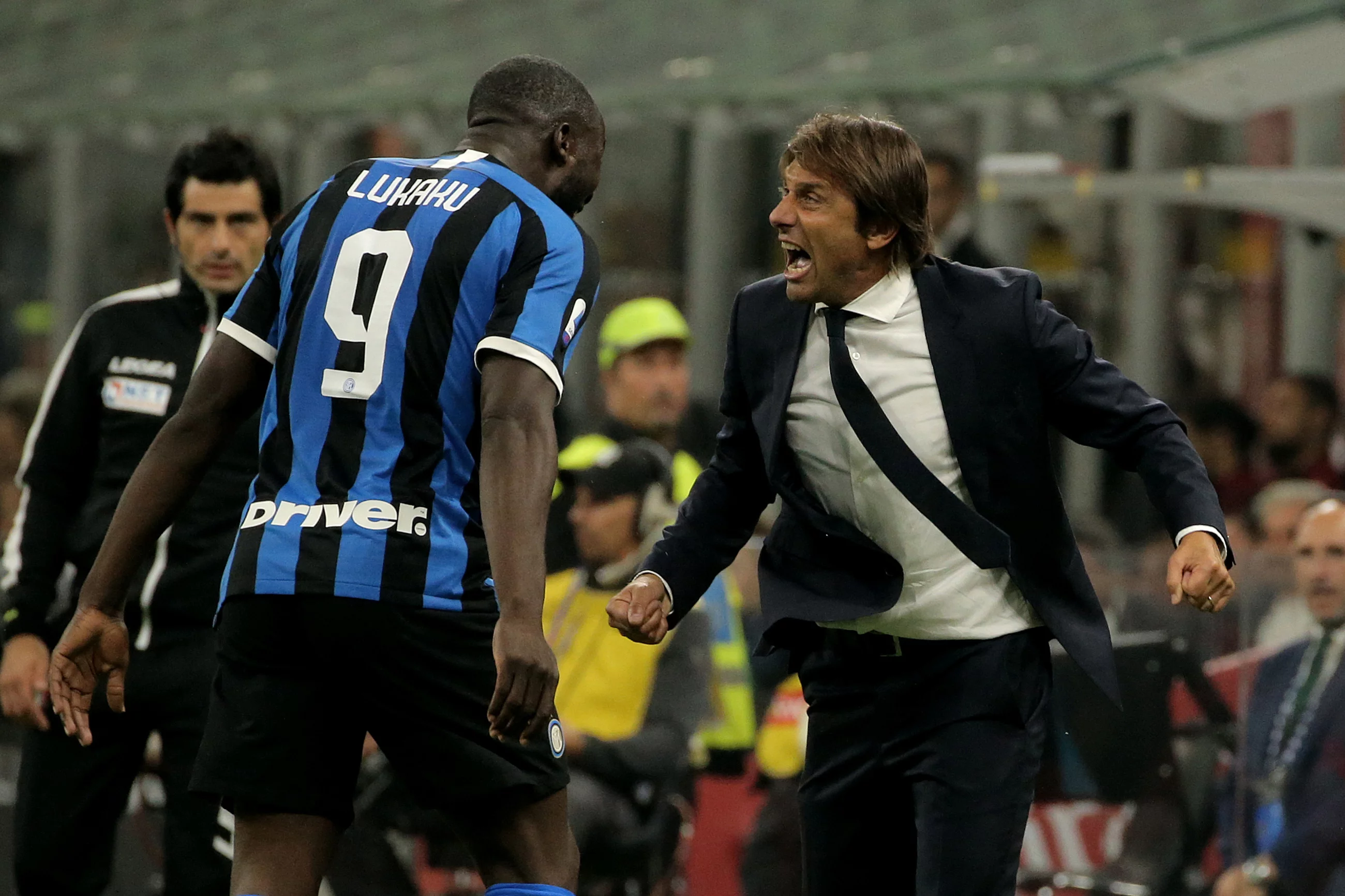 Romelu Lukaku i Antonio Conte