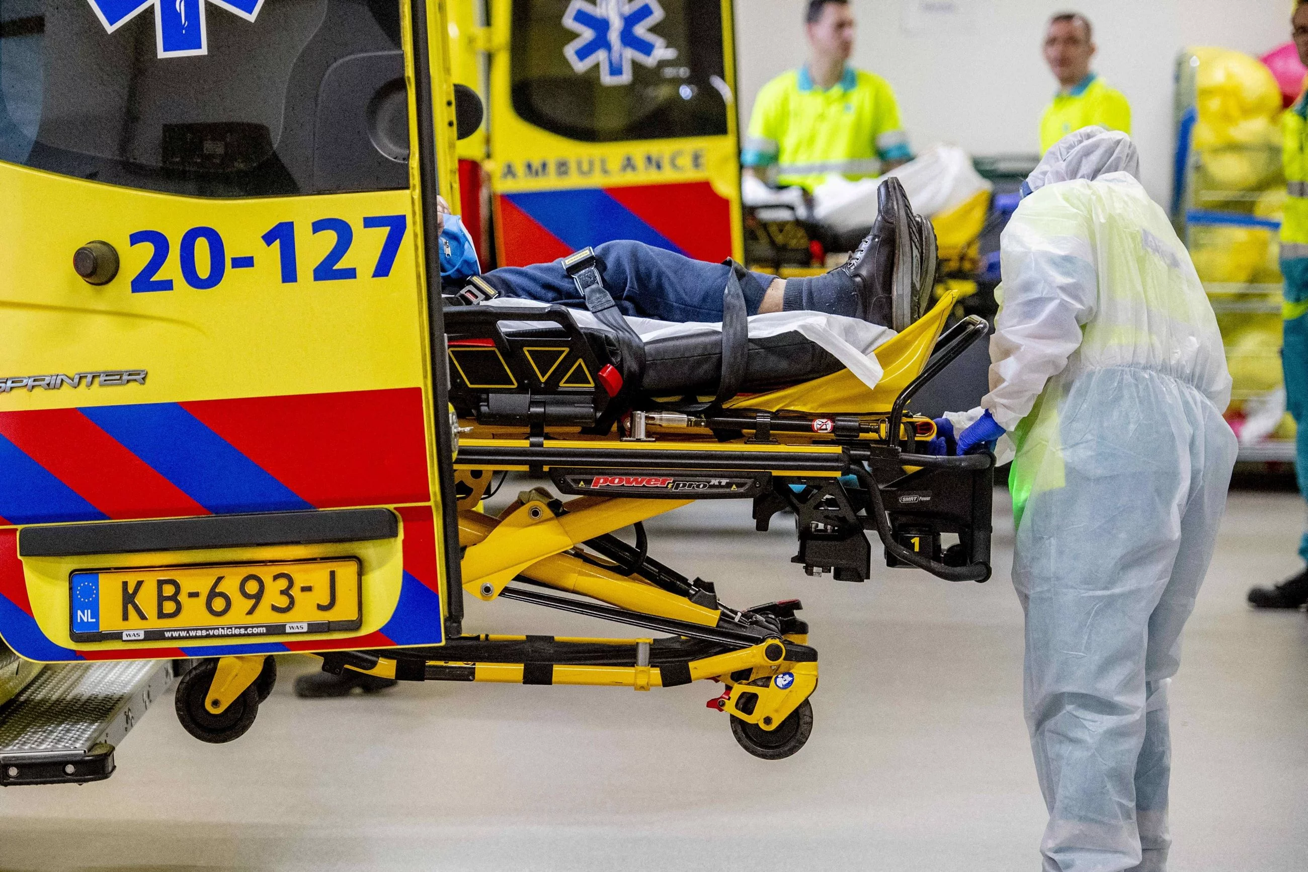 Transport chorego w Bredzie