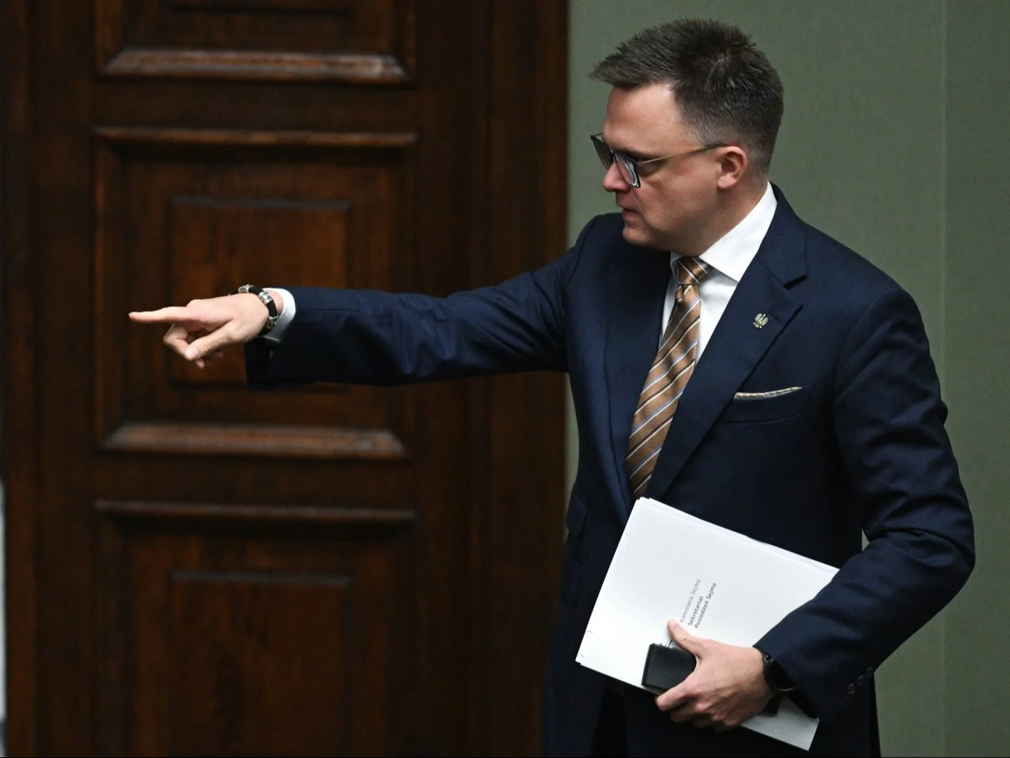 Marszałek Sejmu Szymon Hołownia