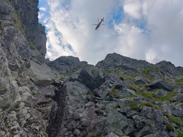 Horska Zachranna Służba podczas akcji w Tatrach