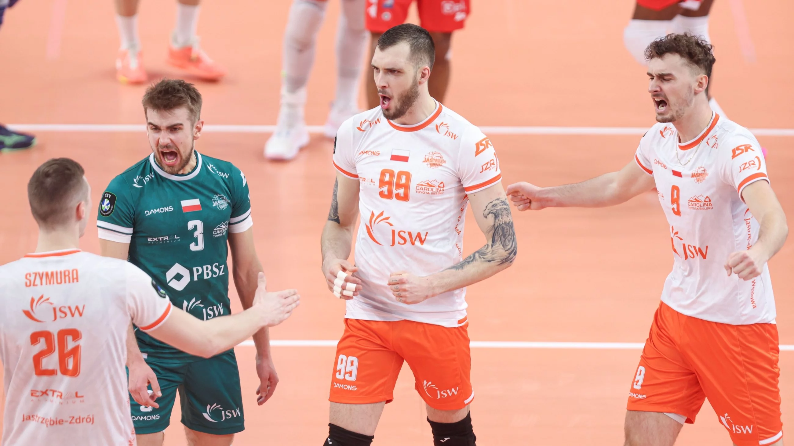 Jakub Popiwczak i Norbert Huber (z lewej)