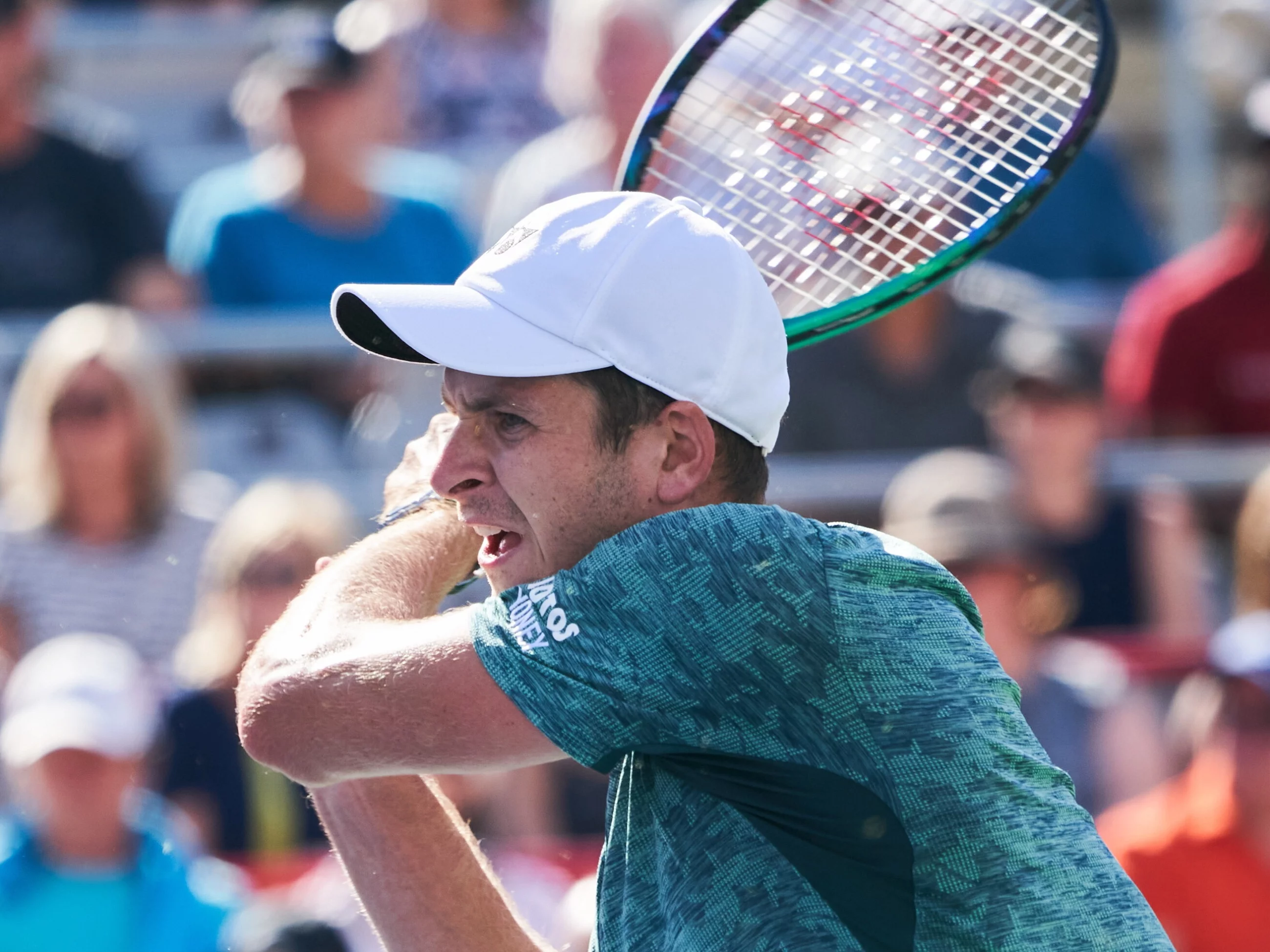 Hubert Hurkacz w meczu ATP Montreal z Casprem Ruudem