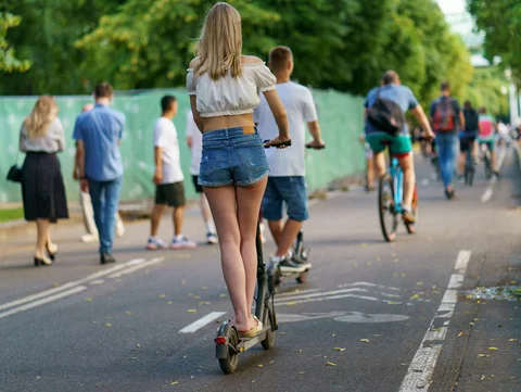 Hulajnoga elektryczna, zdj. ilustracyjne