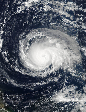 Huragan Irma na zdjęciach NASA