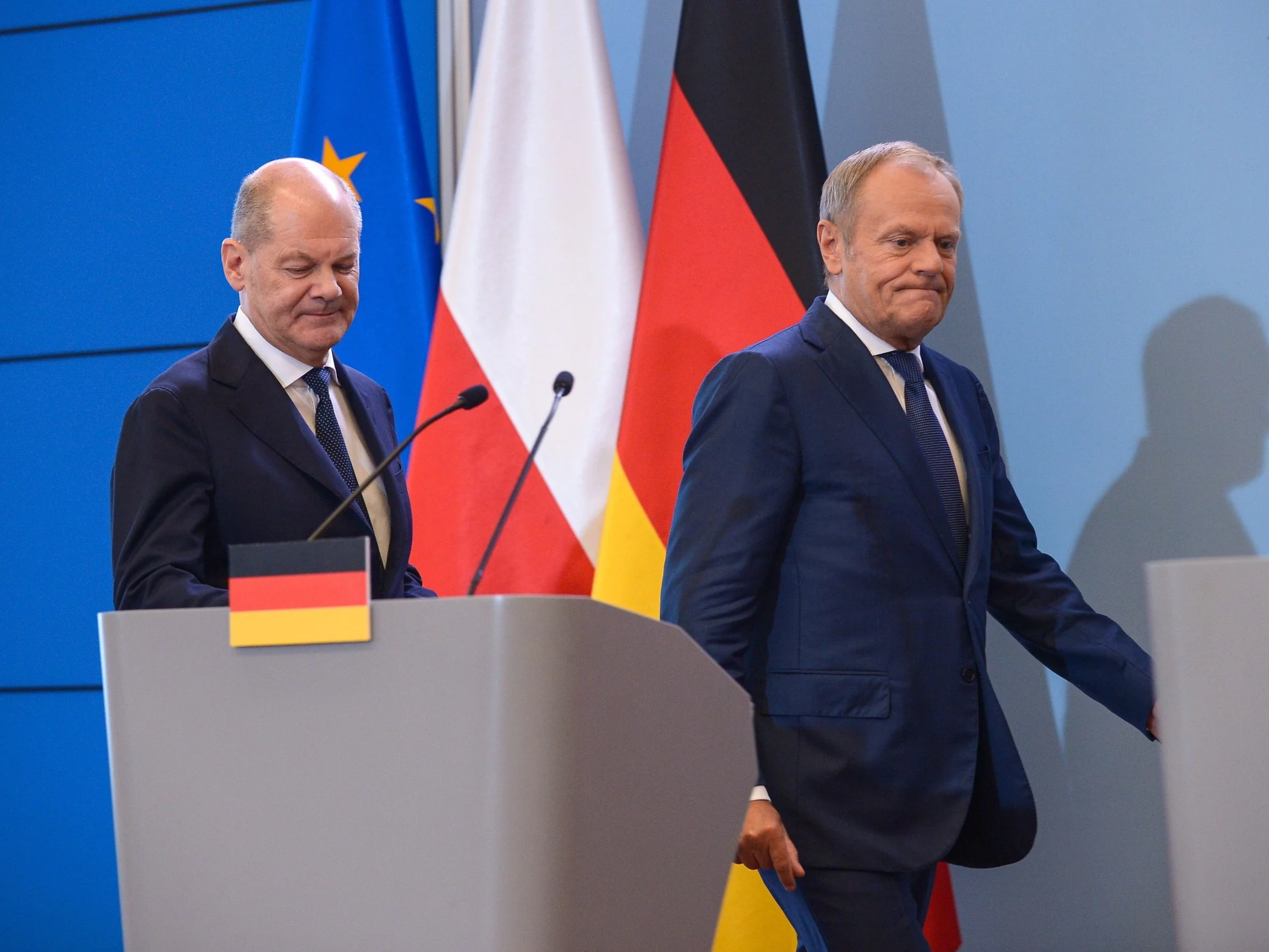 Olaf Scholz i Donald Tusk