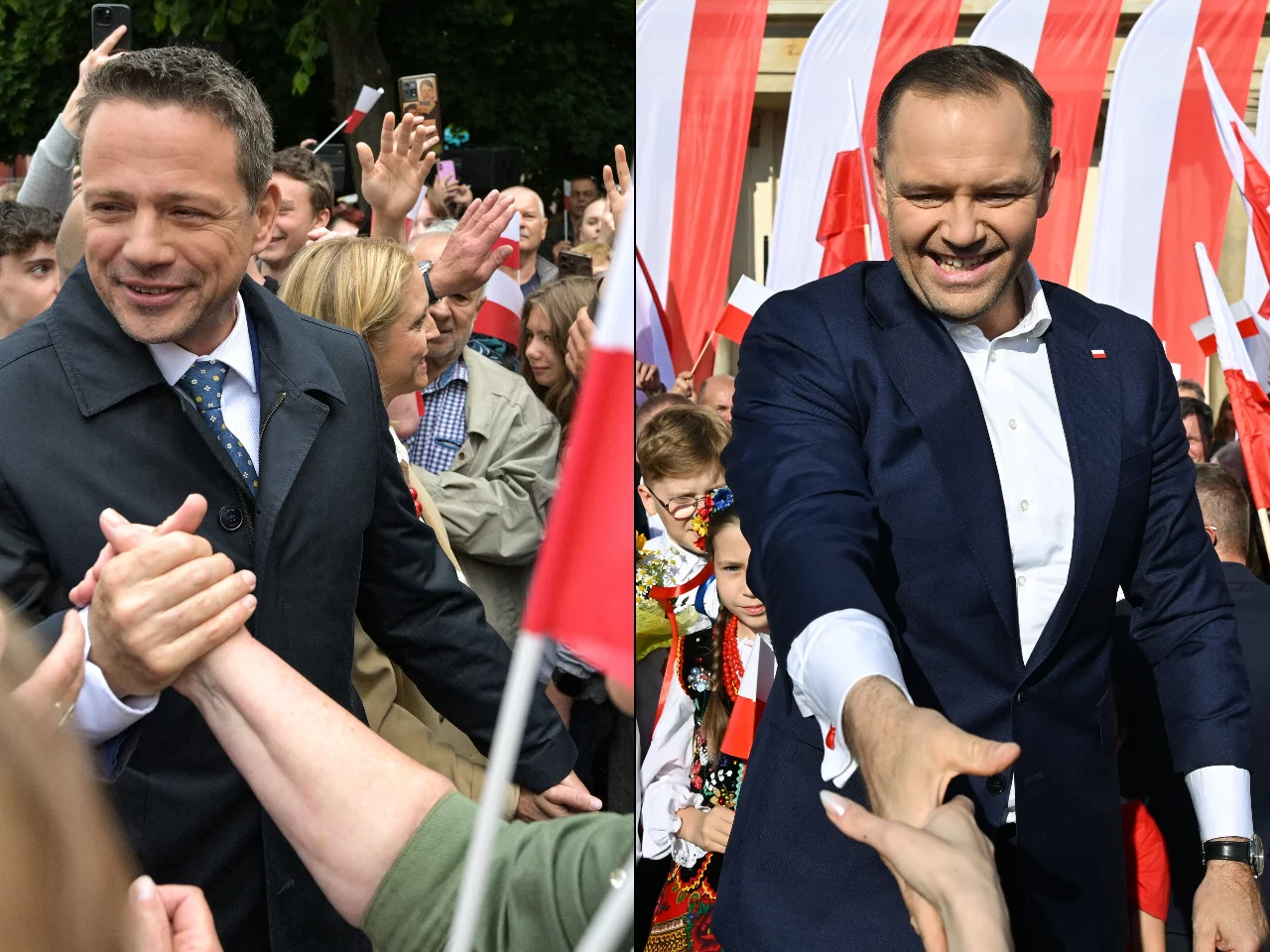 Rafał Trzaskowski i Karol Nawrocki