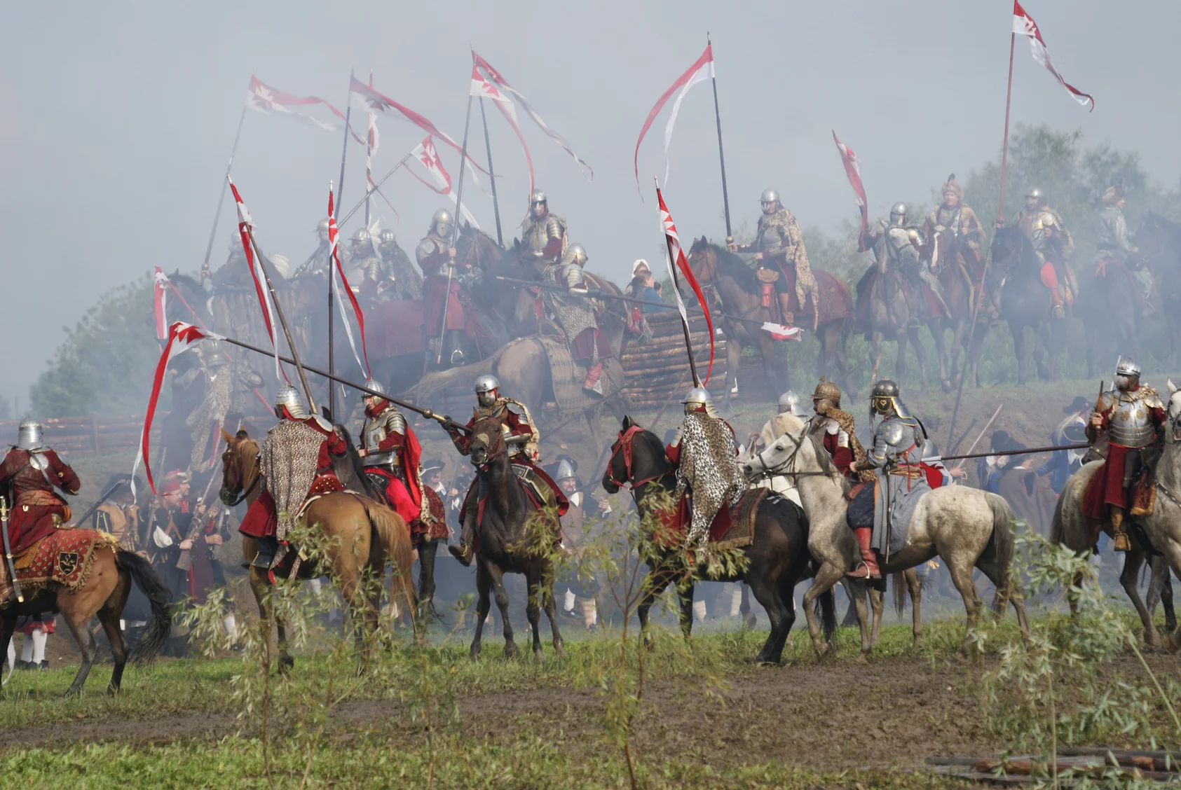 Husaria na polu bitwy - rekonstrukcja