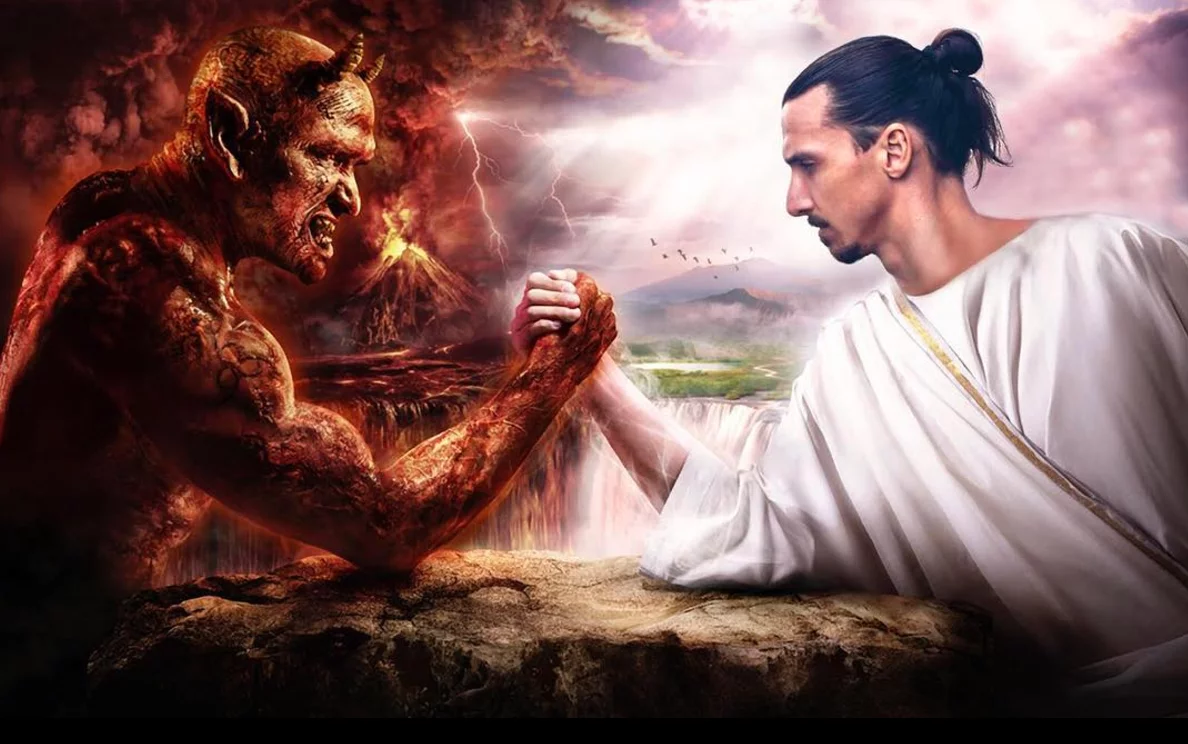 Grafika opublikowana przez Ibrahimovicia