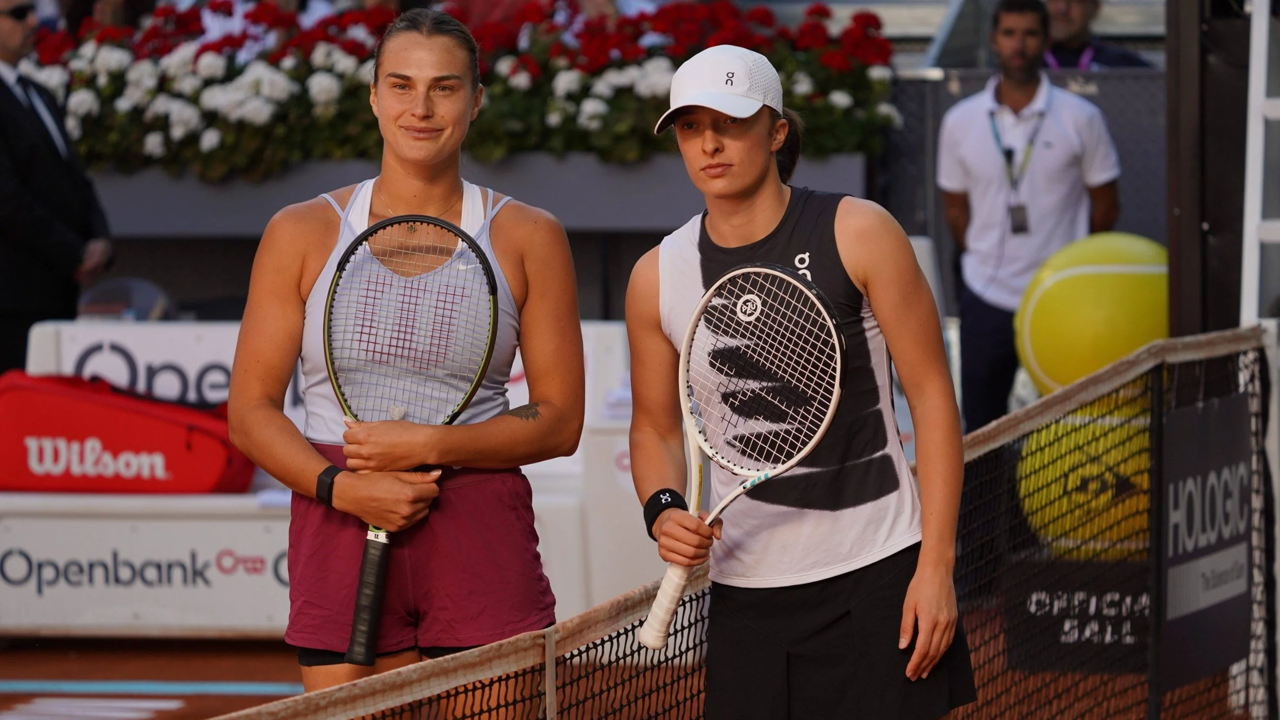 Aryna Sabalenka i Iga Świątek