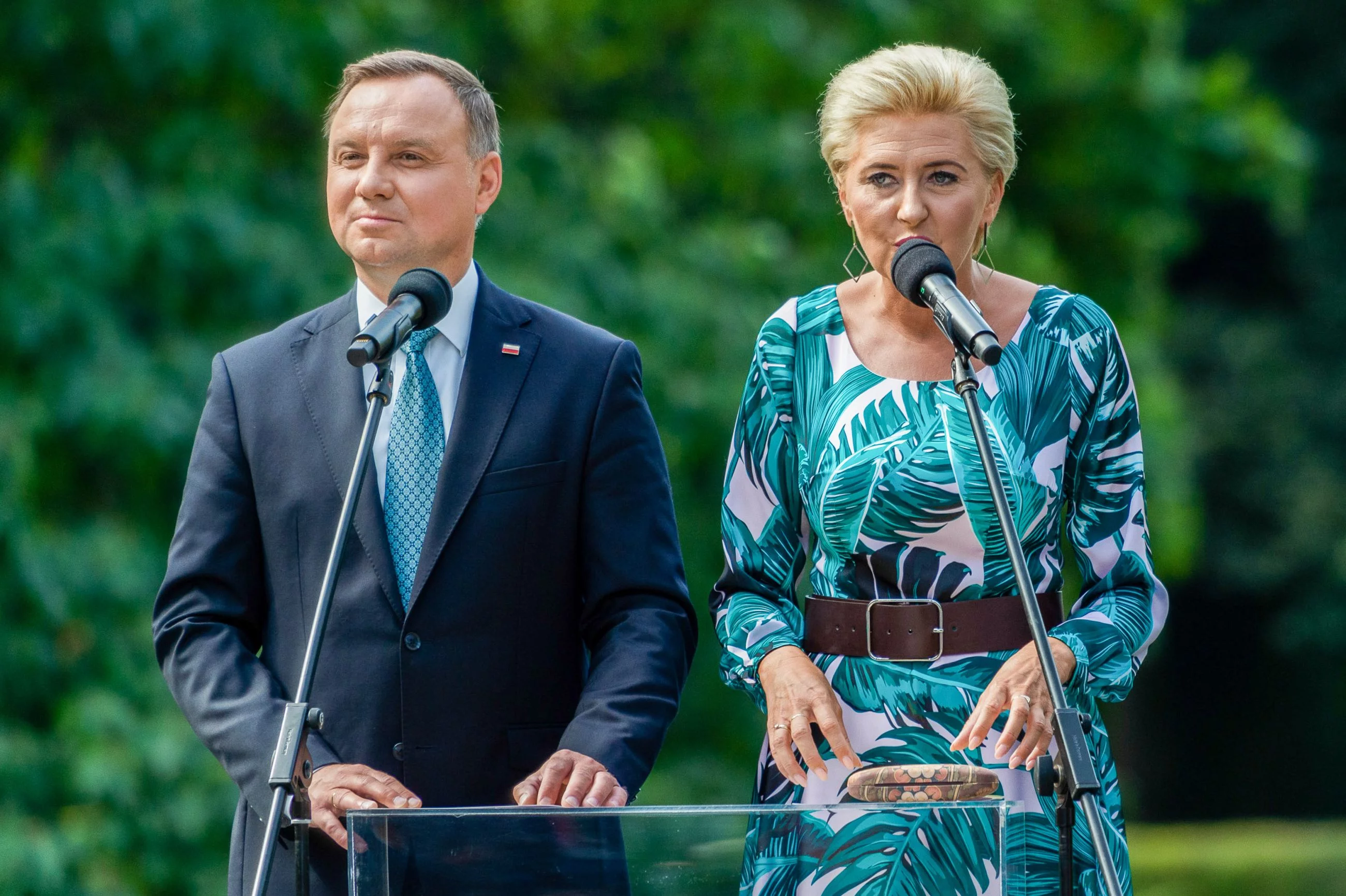 Andrzej Duda i Agata Kornhauser-Duda