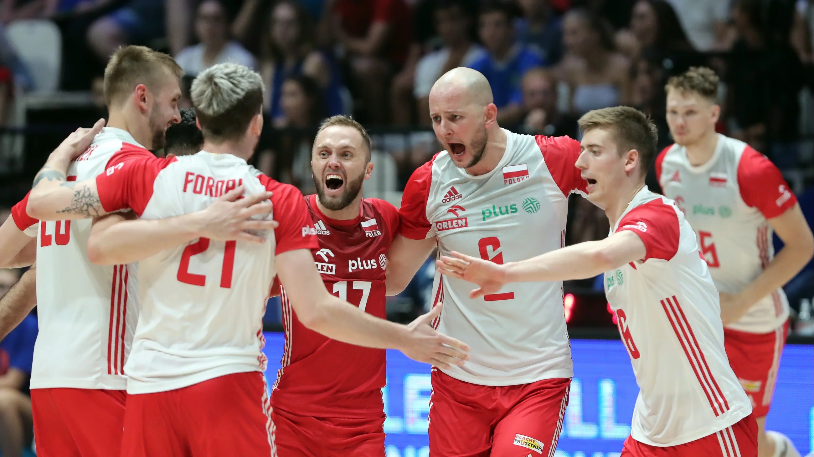 Reprezentacja Polski po meczu Ligi Narodów z Włochami